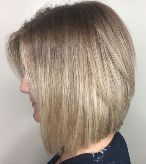 Ash Blonde Lob