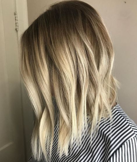 Ash Blonde Textured Lob