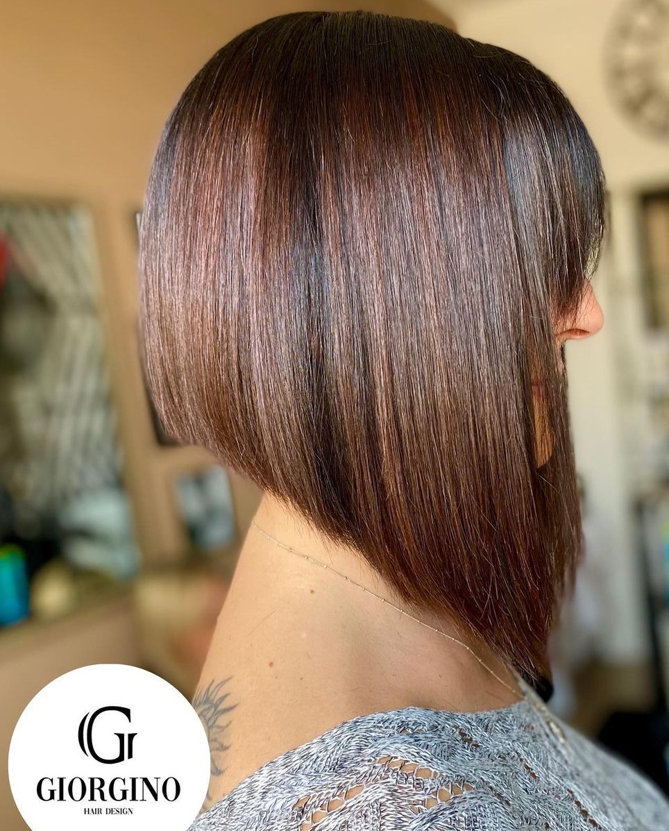 Asymmetric Bob with Blunt Ends and Bangs