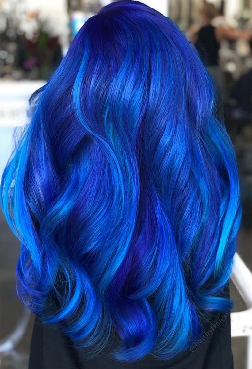 Blue Hair Color Shades: Blue Hair Dye Tips