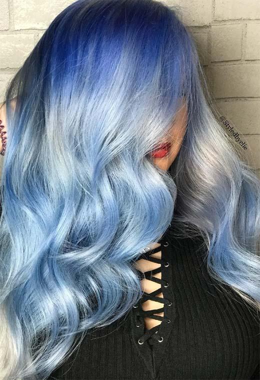 Blue Hair Color Shades: Blue Hair Dye Tips