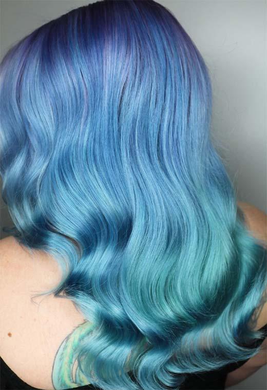 Blue Hair Color Shades: Blue Hair Dye Tips