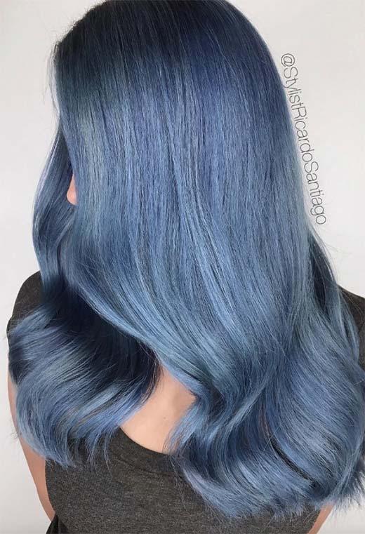 Blue Hair Color Shades: Blue Hair Dye Tips