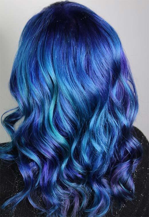 Blue Hair Color Shades: Blue Hair Dye Tips