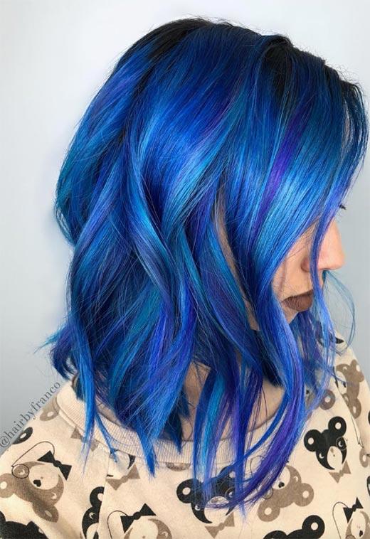 Blue Hair Color Shades: Blue Hair Dye Tips