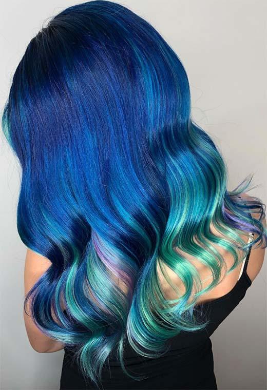 Blue Hair Color Shades: Blue Hair Dye Tips