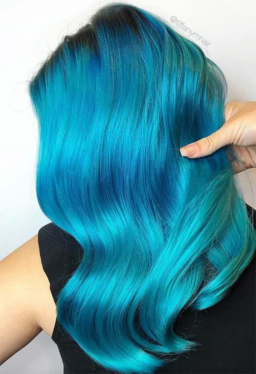 Blue Hair Color Shades: Blue Hair Dye Tips