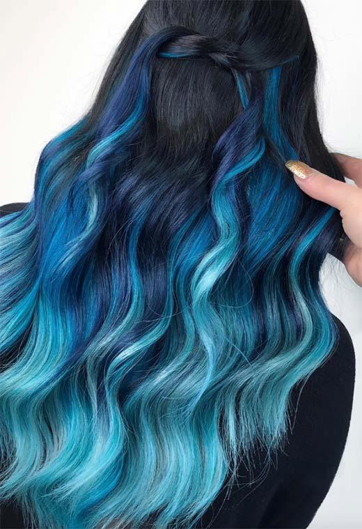 Blue Hair Color Shades: Blue Hair Dye Tips