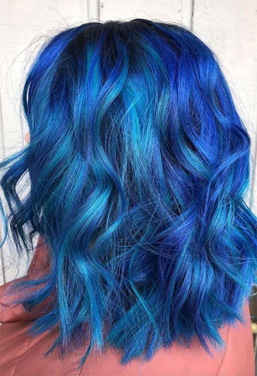 Blue Hair Color Shades: Blue Hair Dye Tips