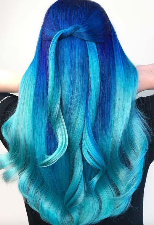 Blue Hair Color Shades: Blue Hair Dye Tips