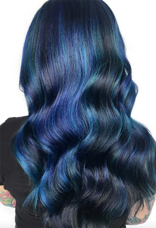 Blue Hair Color Shades: Blue Hair Dye Tips