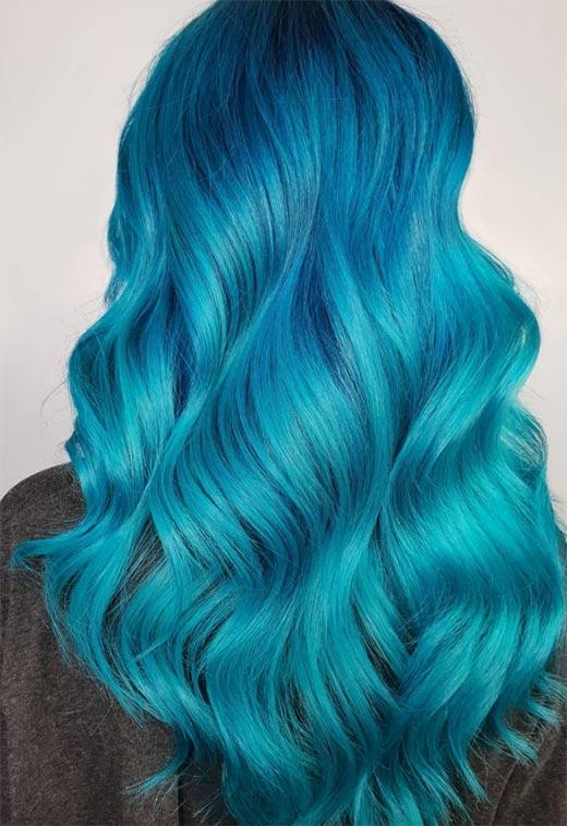 Blue Hair Color Shades: Blue Hair Dye Tips