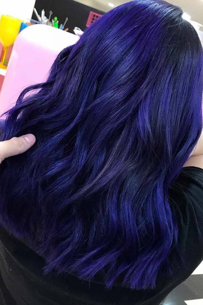 Blue-Purple Highlights