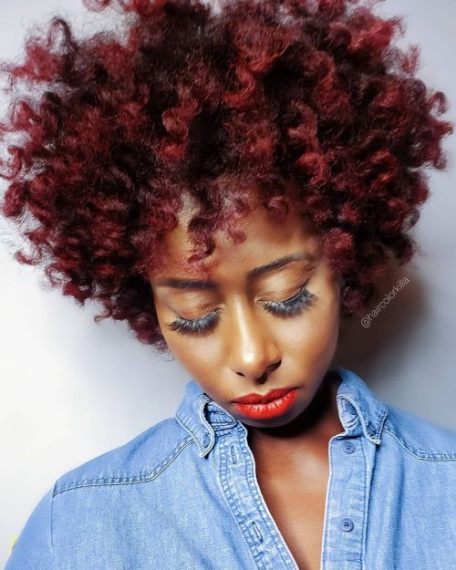 Burgundy Curls