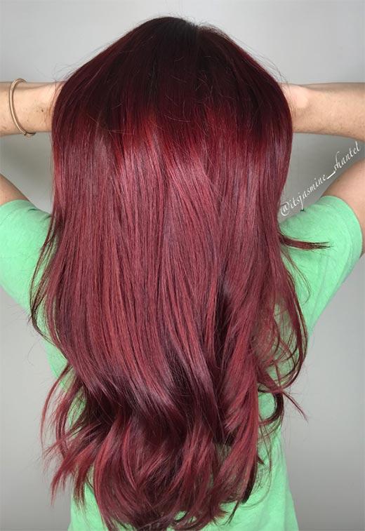 Burgundy Hair Color Shades: Wine/ Maroon/ Burgundy Hair Dye Tips