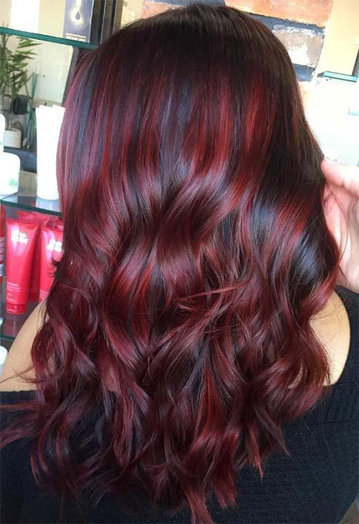 Burgundy Hair Color Shades: Wine/ Maroon/ Burgundy Hair Dye Tips