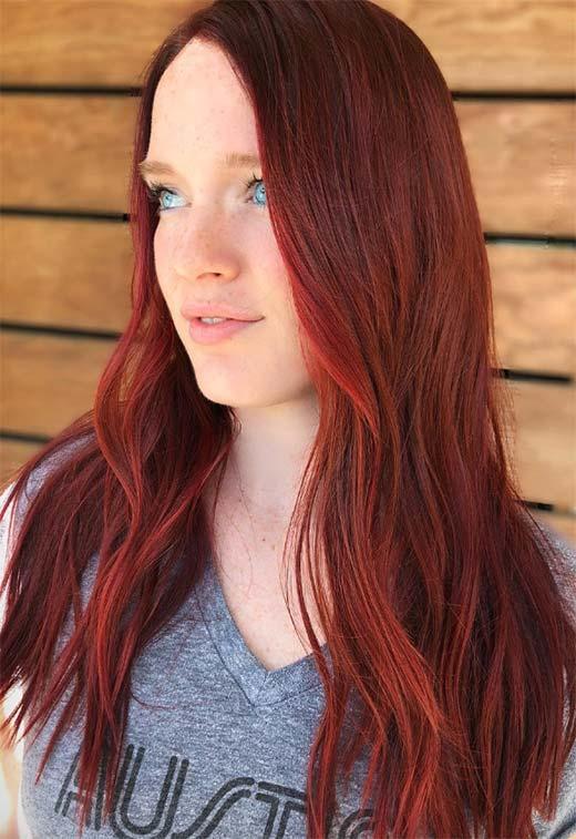 Burgundy Hair Color Shades: Wine/ Maroon/ Burgundy Hair Dye Tips