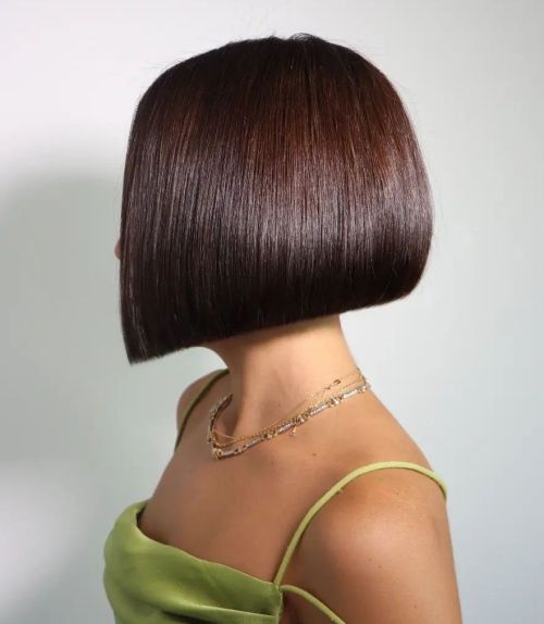 Chin Length Bob for Thick Hair