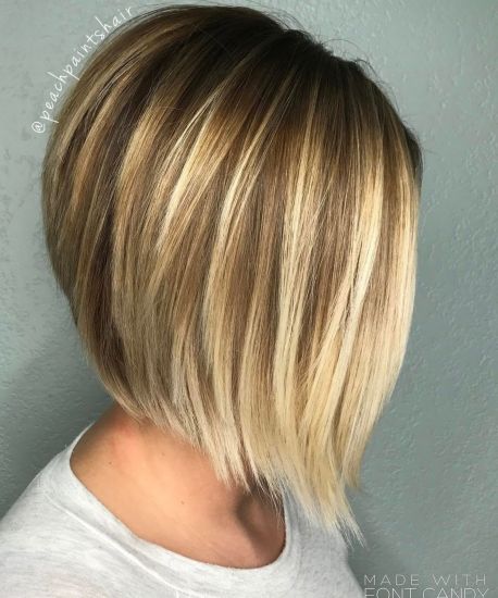 Cute Piece-Y Blonde Bob