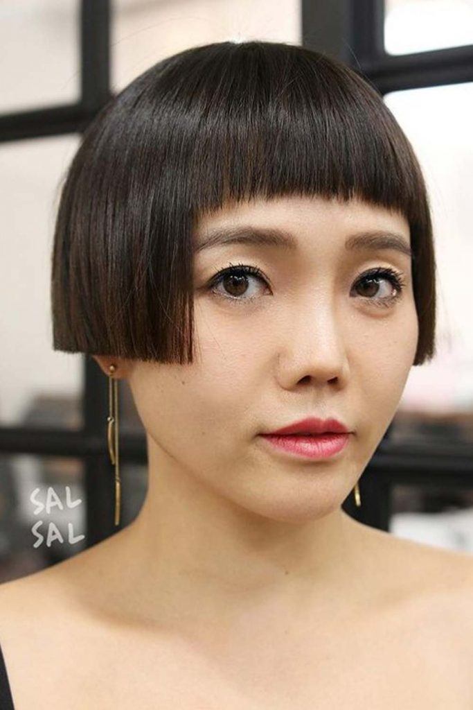 Edge Sleek Bob With Baby Bangs