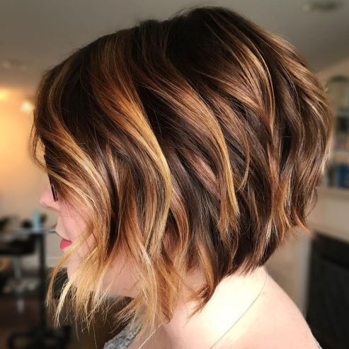 Golden Blonde Balayage For Brown Hair