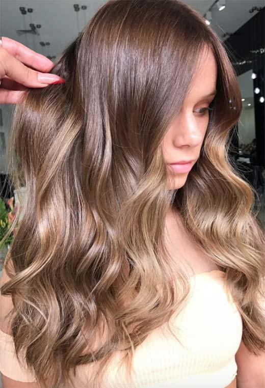 Light Brown Hair Color Shades: Brunette Hair Color Ideas