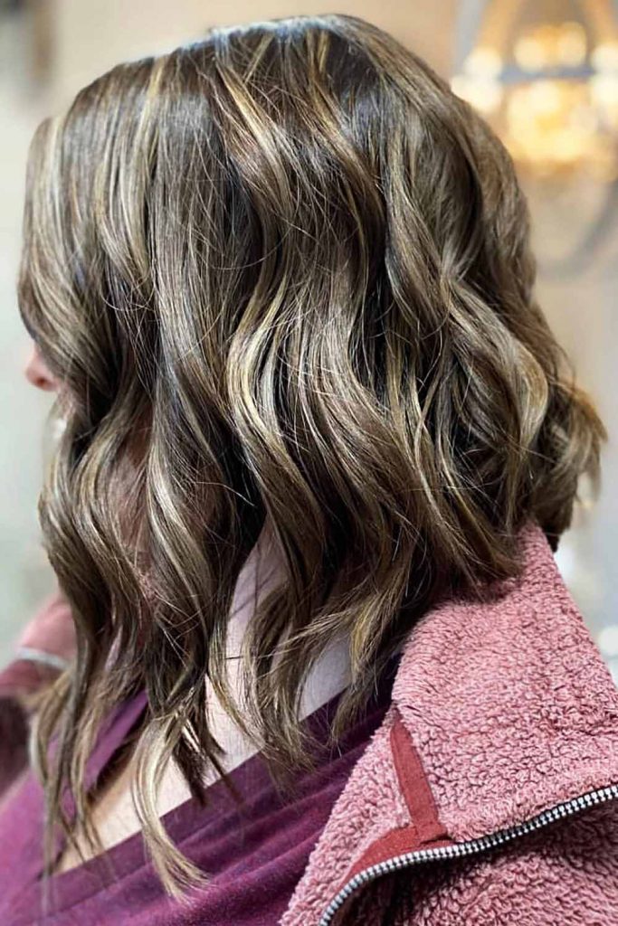 Long Messy Inverted Bob #invertedbob #bobhairstyle #bob