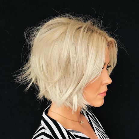 Messy Blonde Bob