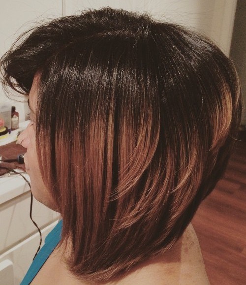 Ombre Inverted Bob