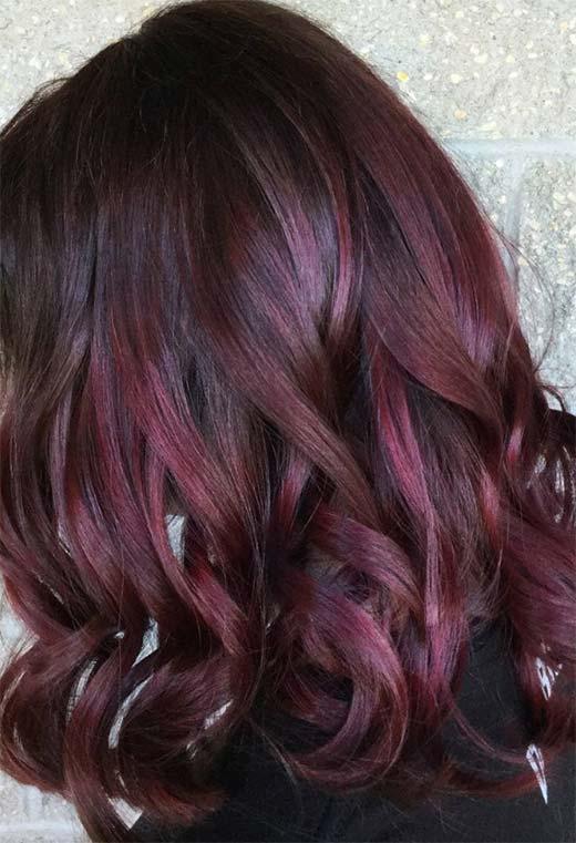 Plum Hair Color Shades: Plum Hair Dye Tips