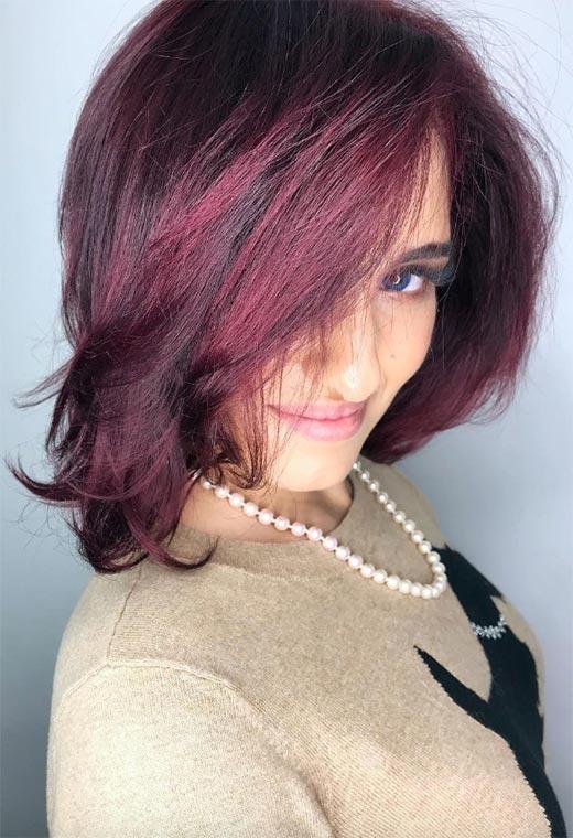 Plum Hair Color Shades: Plum Hair Dye Tips