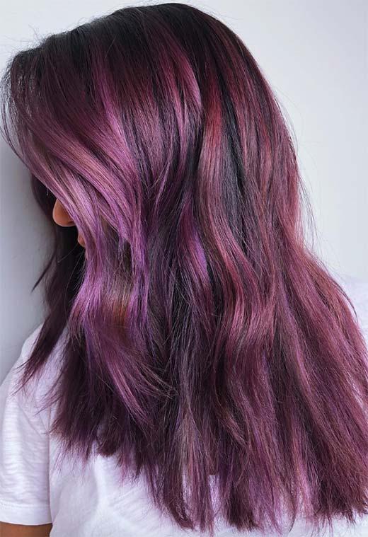 Plum Hair Color Shades: Plum Hair Dye Tips