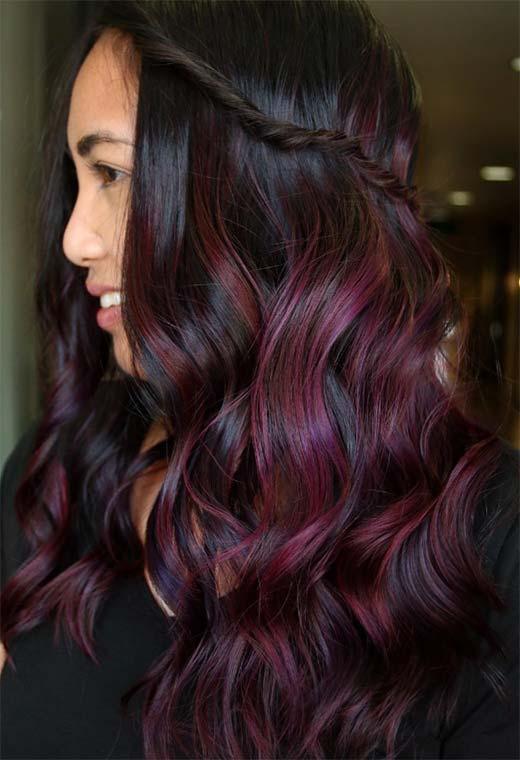 Plum Hair Color Shades: Plum Hair Dye Tips