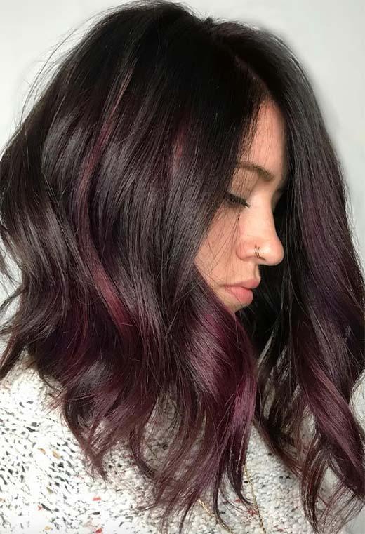 Plum Hair Color Shades: Plum Hair Dye Tips