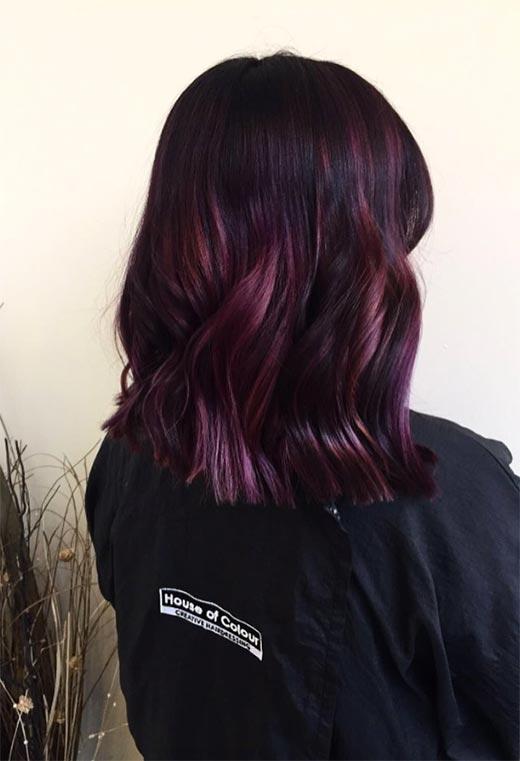 Plum Hair Color Shades: Plum Hair Dye Tips