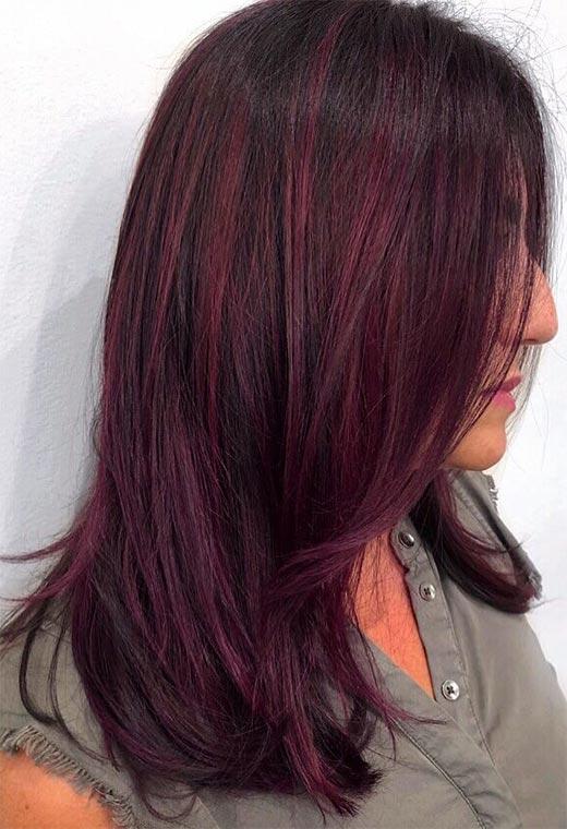 Plum Hair Color Shades: Plum Hair Dye Tips