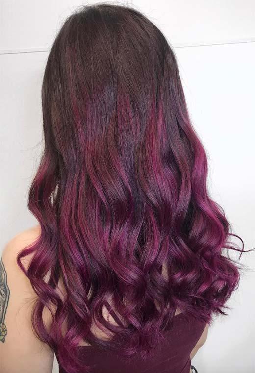 Plum Hair Color Shades: Plum Hair Dye Tips