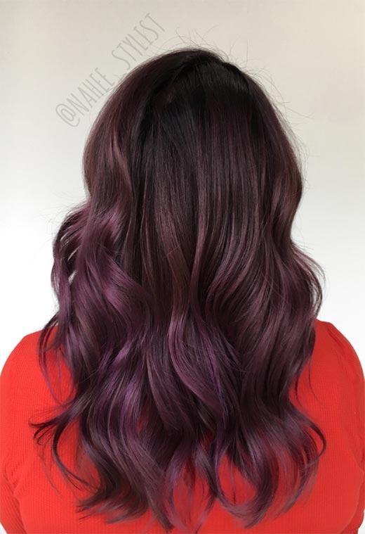 Plum Hair Color Shades: Plum Hair Dye Tips