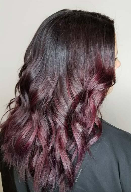 Plum Hair Color Shades: Plum Hair Dye Tips