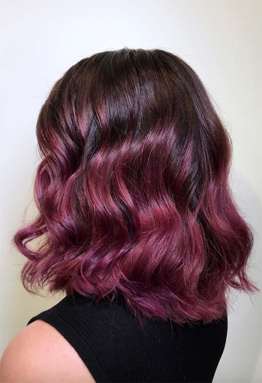 Plum Hair Color Shades: Plum Hair Dye Tips