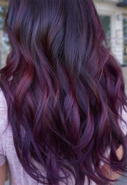 Plum Hair Color Shades: Plum Hair Dye Tips