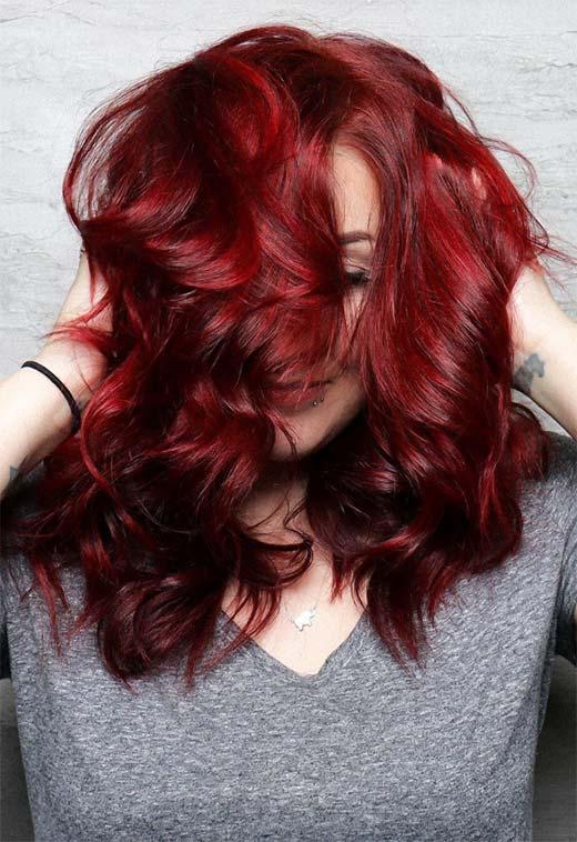 Red Hair Color Shades: Red Hair Dye Tips & Ideas