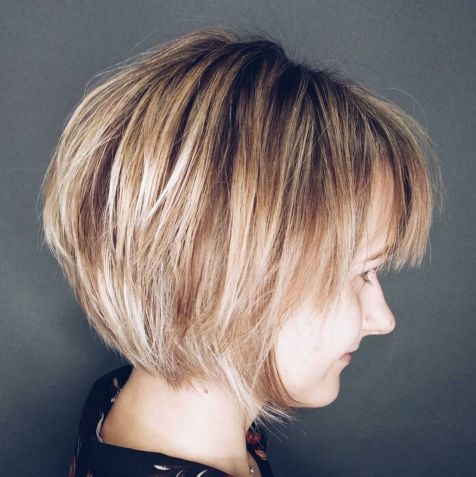 Short Bob Hair With Bangs