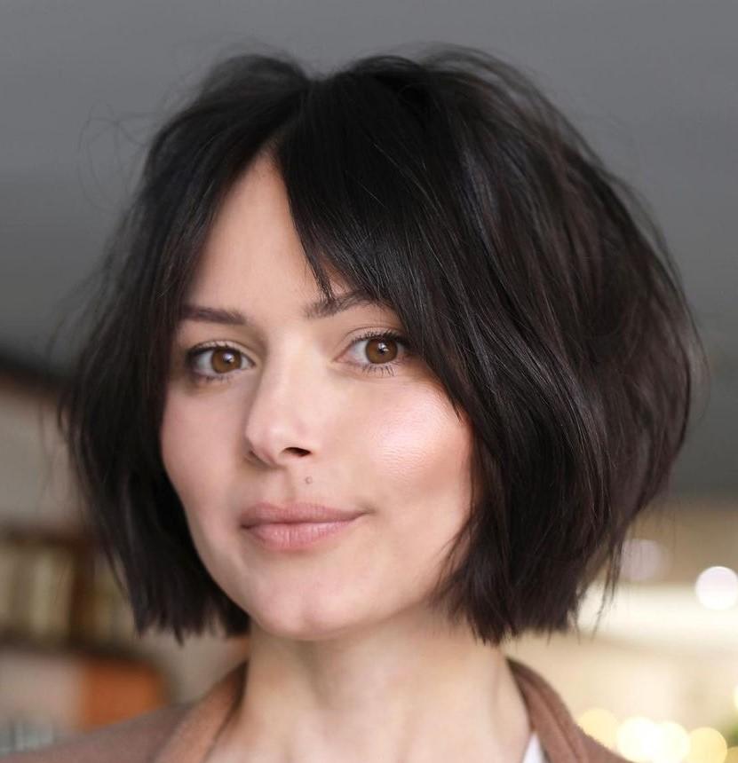 Short Stacked Bob with Modern Twist