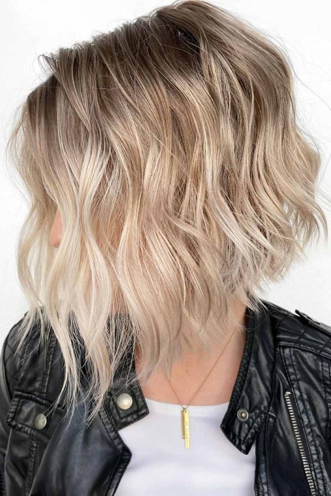 Thin Hair Layered Bob #layeredbob #bobhaircut #layeredhair