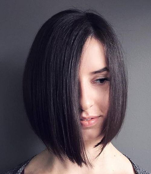 Uneven Black Bob