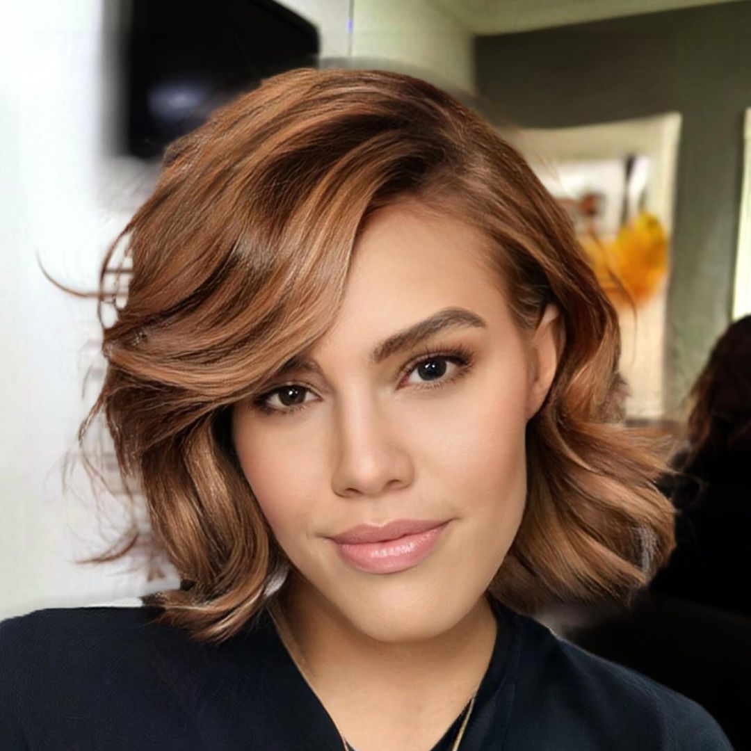 Voluminous Layered Butterfly Bob