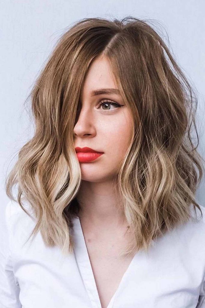 Wavy Bob with Highlights