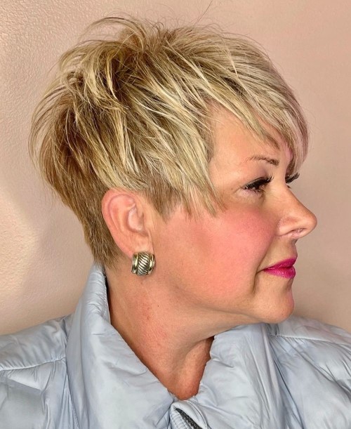 Classy yet Trendy Pixie Cut for Women over 50