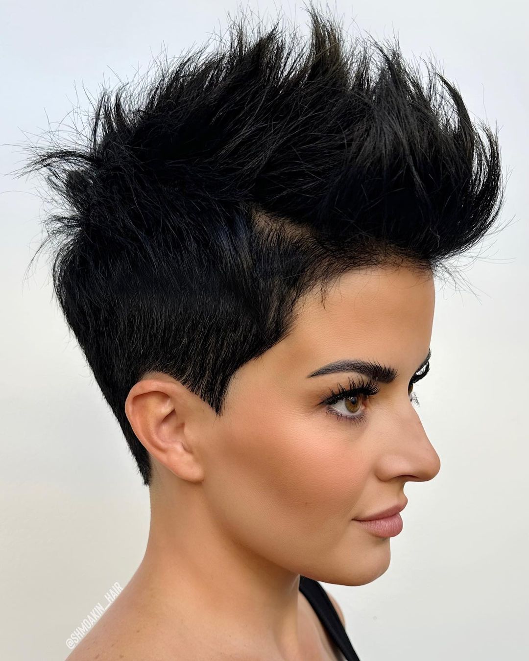 Pixie Styled with High Textured Spikes